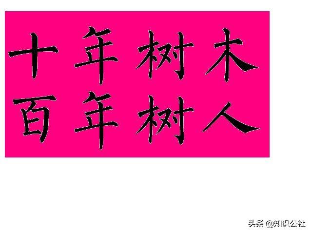 十年树木下一句是什么（十年树木下一句是什么意思）